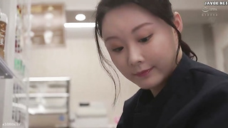 [JUR-716] “Please spoil me more than my husband…” N-cup busty wife falls to pleasure from in-store h 3 video