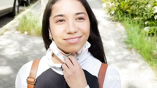 Lucia Moon 22 añitos Pillada en la Calle Esp