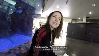 Alice Merchesi Chica Joven Follada en el Tren por Dinero Sub