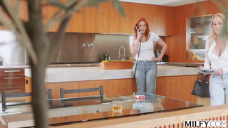 Brandi and Maitland  Share a BBC - Big Birthday Cock