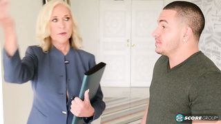 Classy Katia - Busty 60+ realtor fucks 23 year old client