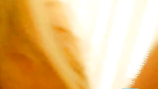 Blonde MILF Shows Off Her Big Natural Tits on Webcam