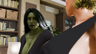 She Hulk vs Black Widow