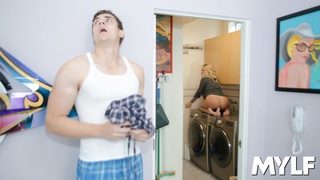 Washing Machine MILF Orgasms – Madelyn Monroe