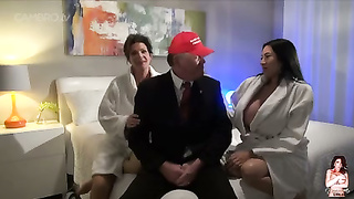 Bimbo milf thresomme