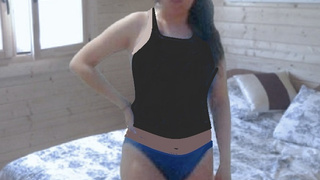 Susana Vera Cogida en Tanga Azul