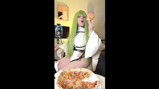 Hidori Rose Tries Her Fuck Machine In Her Cici Cosplay