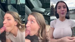 Mathema Kitten Takes Facial In A Parking Lot