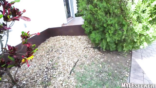 connie perrignon curvy milf caught him peeking