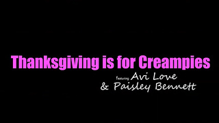 Thanksgiving is for creampies
