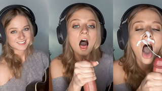 Jackie Messy Handjob