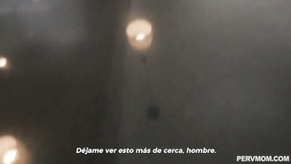 Guardando el Sucio Secreto de mi Madrastra y Chantajeandola Silvia Saige Sub