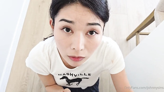 Rikakodesu Eats Johnny Sins' Cum After Sex