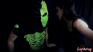 Halloween sex porn video with amateur couple