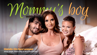 Hands-On Sex Lesson – Alisᴏn Reу, Silviа Sаige