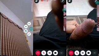 محمد إدريس من فليسطين يعمل العادة السرية امام كام