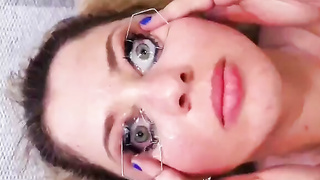 cum to eyes