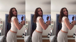 Woman twerking ass