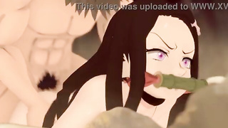 Demon slayer - nezuko x inosuke