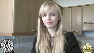 Petite Blonde getting wasted