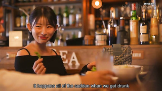 [START-597] Miyajima Mei, a woman with a body you want to devour, gets tipsy and unguarded, baring h