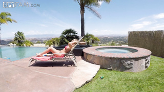 Alexis adams - Step Brother Caught Peeping By Step Sister By The Pool(SpyF)