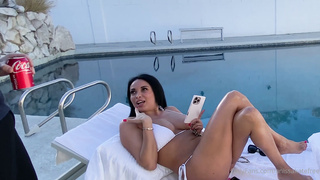 ❗Anissa Kate And Ben Dylan Creampie At The Pool❗