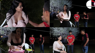 Pamela Rios- Madre lactando y su hijastro y amigo se aprovechan de su inocencia, Sub Inglés