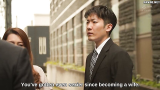 [JUQ-974] From check-in to check-out at 11am the next day, I lent my beloved wife to my boss, whom I 5 video