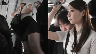 [JUR-790] Molested against the window during my commute, i was relentlessly touched all over until i