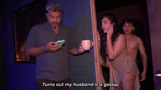 Sarah Black - Fucking Her Stepson Right Behind Her Husband Back (30/7/26)