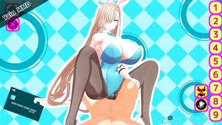 [MMD R-18] Beep Block Fuckway [Asuna & Karin Bunny]
