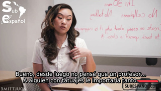 Masturbándose con la voz del profesor – Kimmy Kimm – sub español