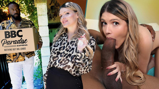 Riley Rose - Milf Stuffs Her Holes with Her New Neighbor's In Paradise