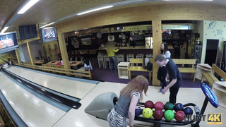 morgan rodriguez sex in a bowling place i ve got strike big ass young