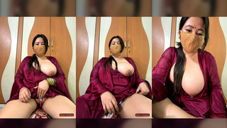 88pink 13 nepali randi bhabhi dirty talk mahroon nighty one boobs open show