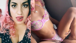 DannaDanger (Daniela Buendia) Se la Cogieron con su Lenceria Rosita muy Rica
