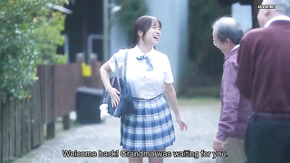 [MKMP-742] Overly kind big-breasted high school girl in a dying village can’t refuse the old men’s r 2 video
