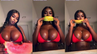 Imagine this watermelon is your dick (Adiza Sankofa/Bimbonique)