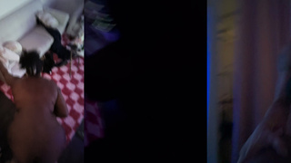 BIG BLACK GIRL SLAMMED BY FIT GUY SWINGING TITTIES 🫠