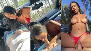 Car blowjob