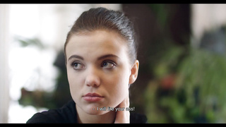 Hazel demands service from maid Lika – lesbian domination