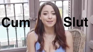 Cum slut swallow and gangbang