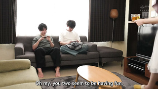 [MIKR-112-SUBS] Dont tell my son... okay The classmates mother, who Ive been looking at with lust si