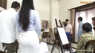 [RCT-726] Mother and son’s parent-Chld nude drawing class suddenly turns into Porn 2