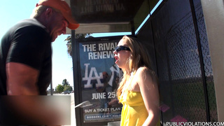 Bus Stop Bitch Massive Facial
