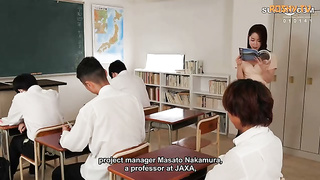 [IQQQ-34] Married teacher gets 10 times wetter in class where she can’t make a sound