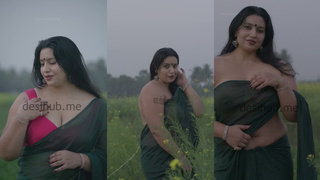 Maya The Doe Eyed Gurl Leaked Boobs Show In Open Field