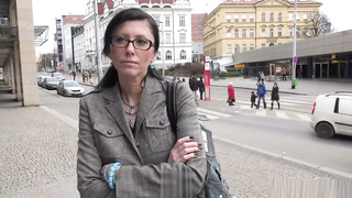 Czech old bitch outdoors sex