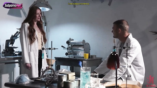 Científica brillante sumisa por unos apuntes Lola Grant